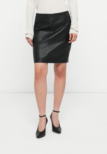 Кожаная юбка