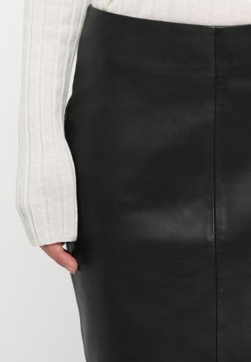 Кожаная юбка