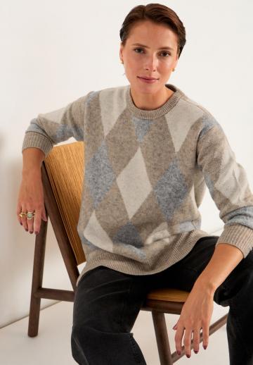 Длинный пуловер