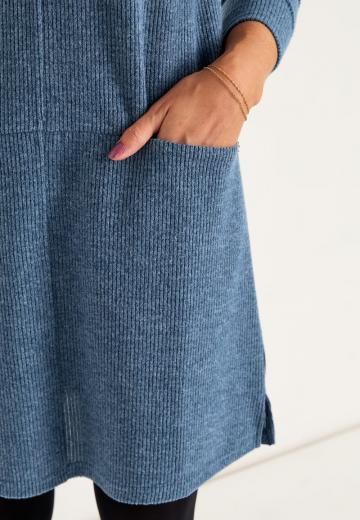 Длинный пуловер