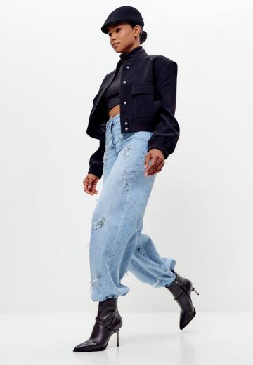 Полусапожки на высоком каблуке