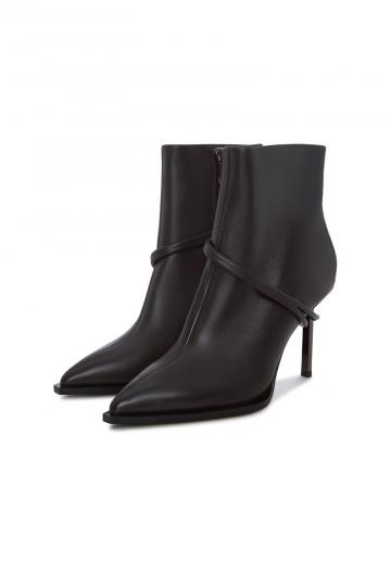 Полусапожки на высоком каблуке