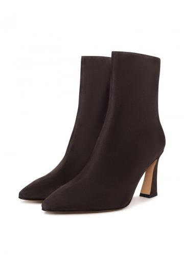 Полусапожки на высоком каблуке