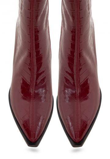 Полусапожки на высоком каблуке