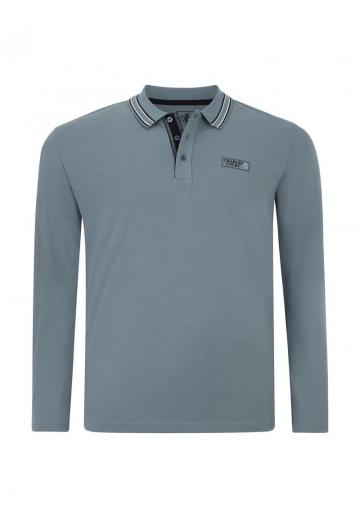 Поло с длинным рукавом