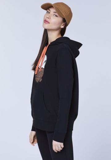 Пуловер с капюшоном