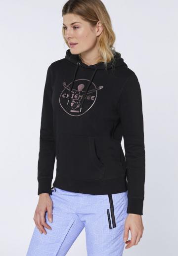 Пуловер с капюшоном