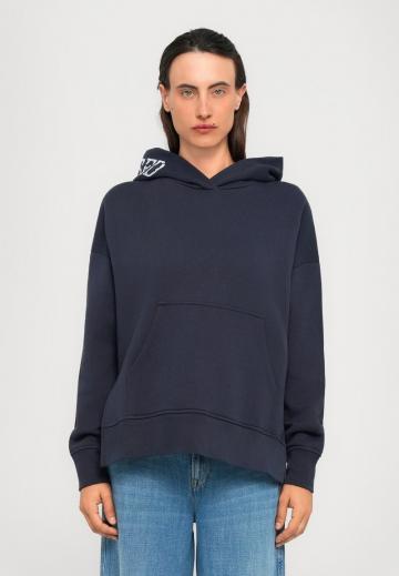 Пуловер с капюшоном