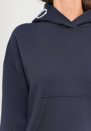 Пуловер с капюшоном