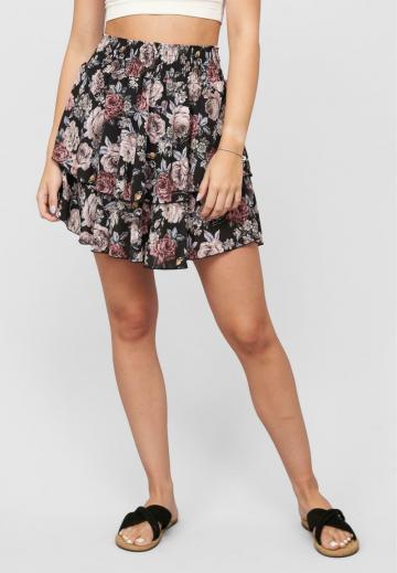 Юбка с воланами