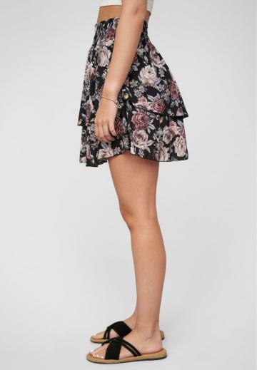 Юбка с воланами