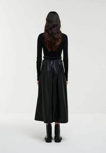 Кожаная юбка