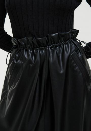 Кожаная юбка