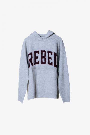 Пуловер с капюшоном