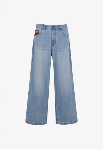 Прямые джинсы