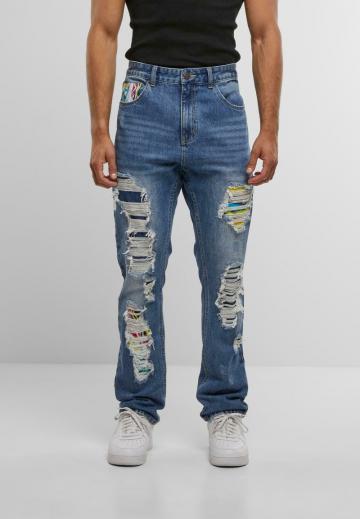 Прямые джинсы