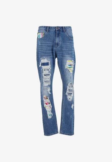 Прямые джинсы