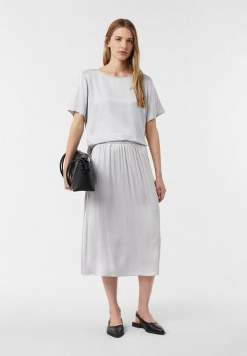 Атласная блузка