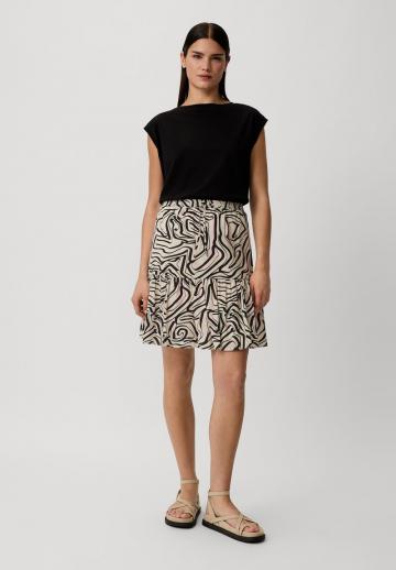 Юбка с воланами