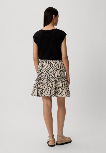 Юбка с воланами