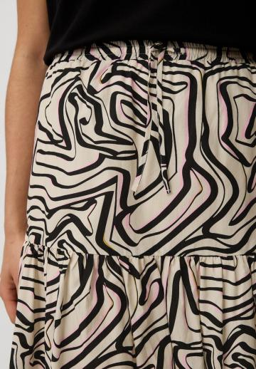 Юбка с воланами