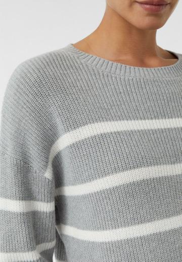 Пуловер в полоску