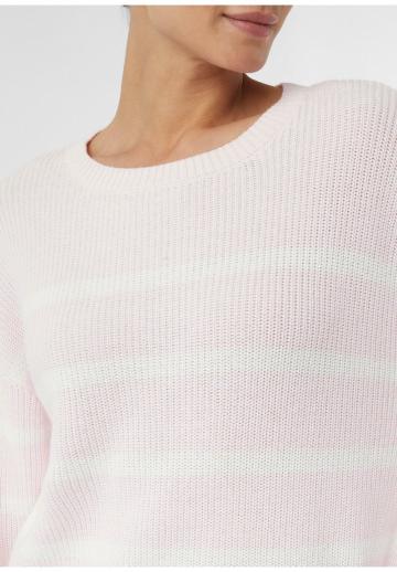 Пуловер в полоску