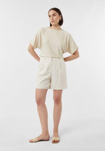 Пуловер с коротким рукавом