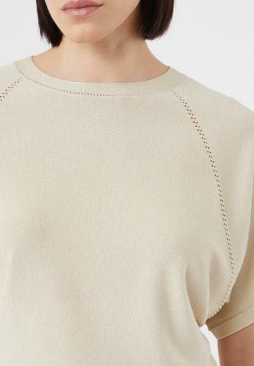 Пуловер с коротким рукавом