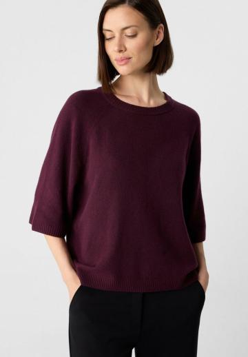 Пуловер с рукавом три четверти