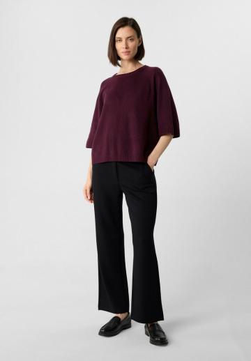 Пуловер с рукавом три четверти