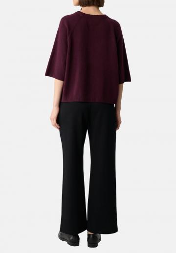 Пуловер с рукавом три четверти