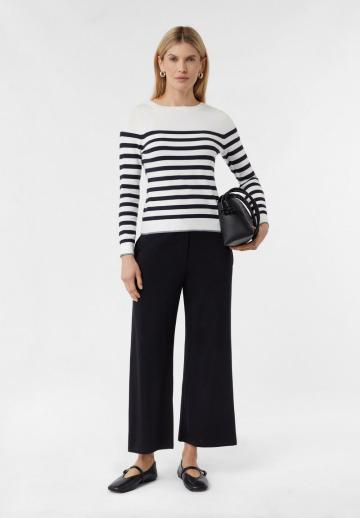 Пуловер в полоску