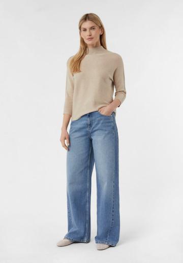 Пуловер с рукавом три четверти