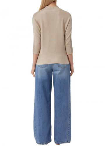 Пуловер с рукавом три четверти