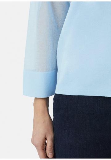 Пуловер с рукавом три четверти