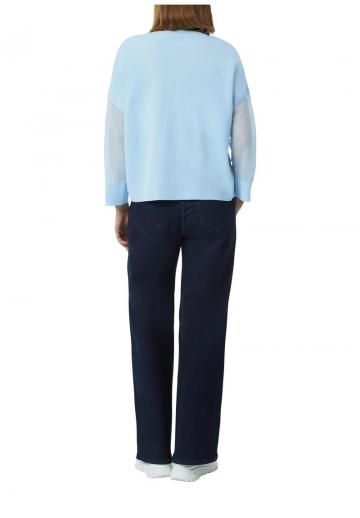 Пуловер с рукавом три четверти