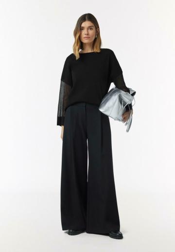 Пуловер с рукавом три четверти