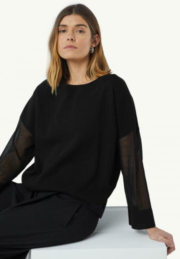 Пуловер с рукавом три четверти