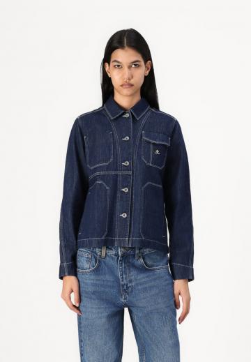 Джинсовая жилетка