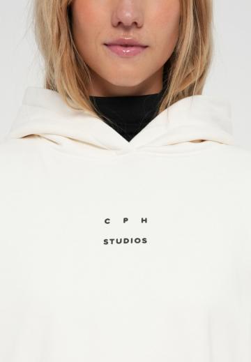 Пуловер с капюшоном