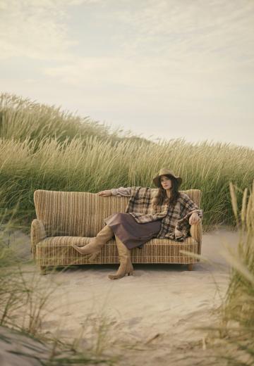 Кожаная юбка