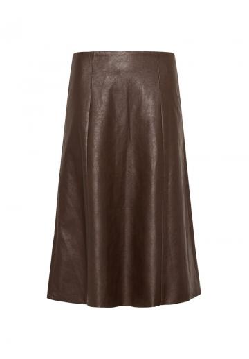 Кожаная юбка