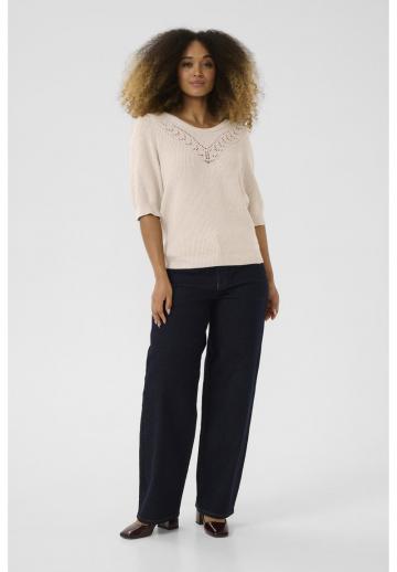 Пуловер с коротким рукавом