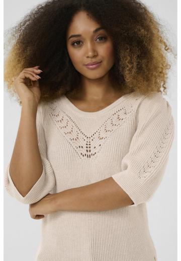 Пуловер с коротким рукавом