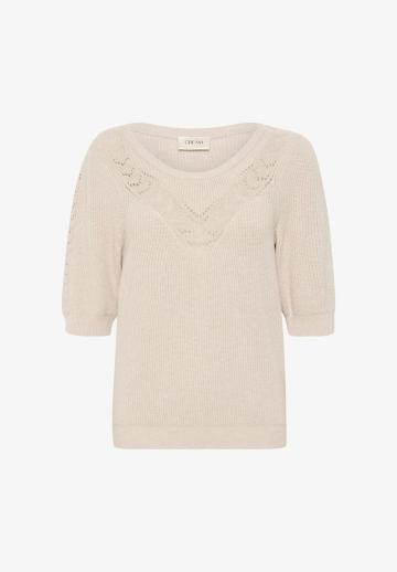 Пуловер с коротким рукавом