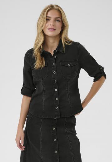 Джинсовая блузка