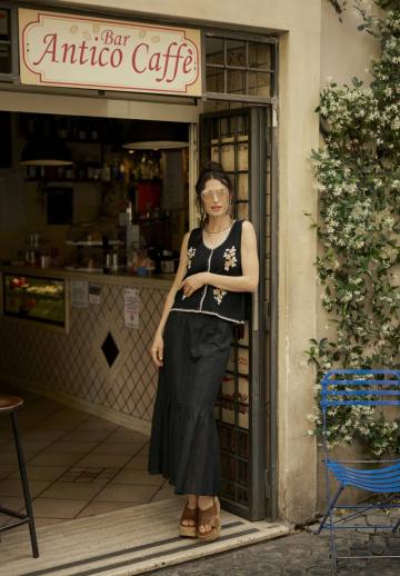 Вязаная юбка