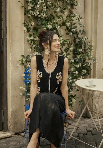 Вязаная юбка