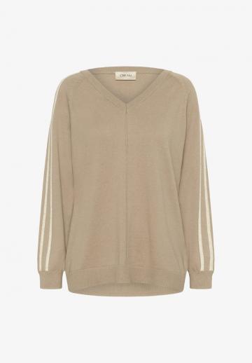 Пуловер в полоску